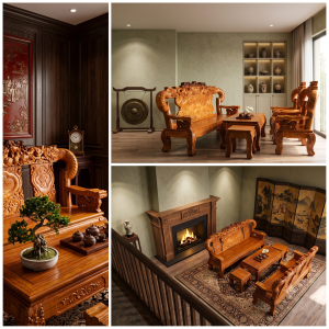 Salon Gỗ Khuỳnh Tay 12 - Ảnh 2