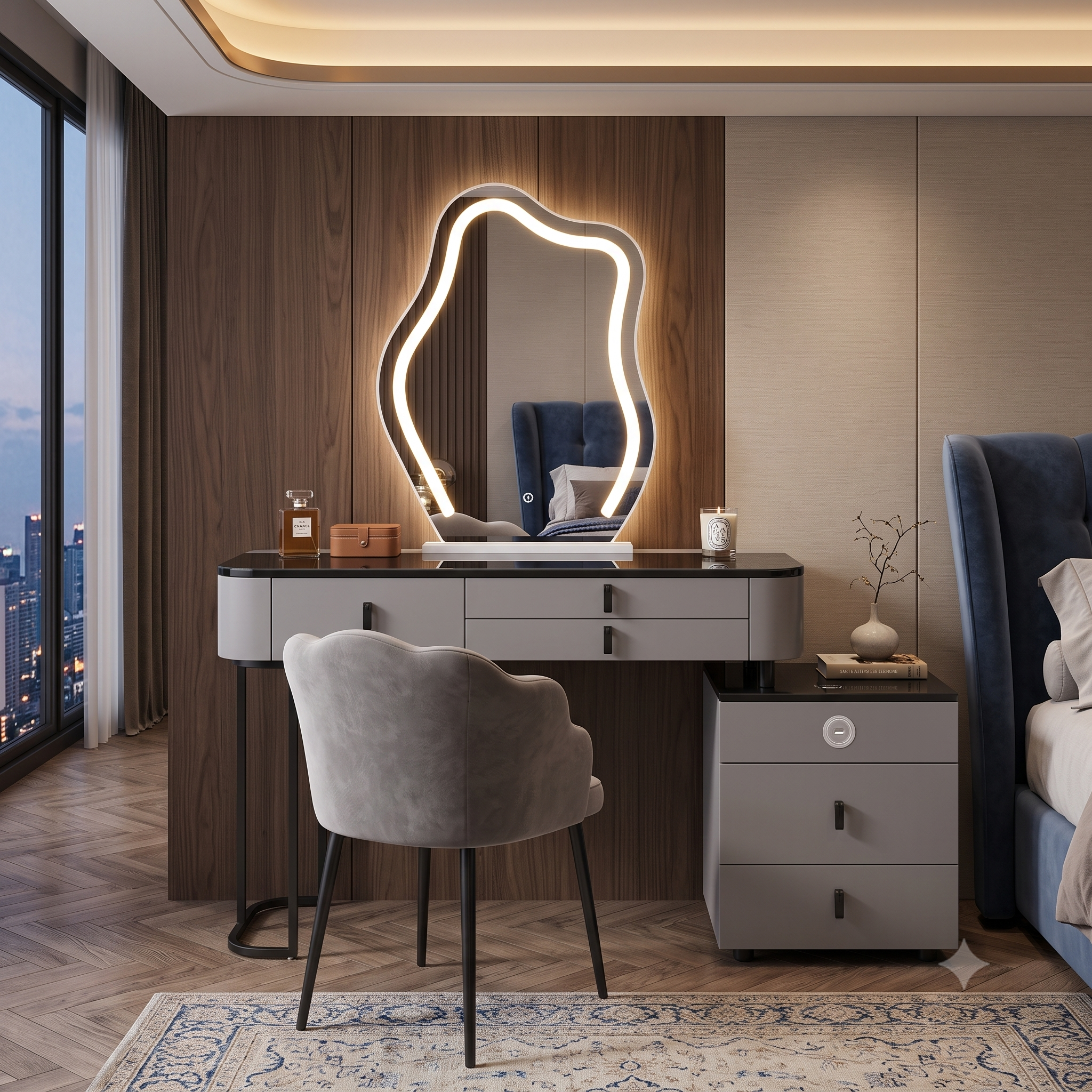 BÀN TRANG ĐIỂM / BÀN LÀM VIỆC HIỆN ĐẠI – PHONG CÁCH TỐI GIẢN & SANG TRỌNG - Ảnh 2