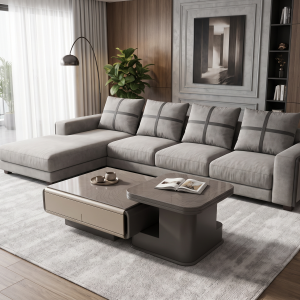 SOFA GÓC CHỮ L DA CAO CẤP – PHONG CÁCH HIỆN ĐẠI ĐẲNG CẤP - Ảnh 5