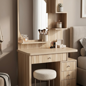 Bàn Trang Điểm Gỗ Công Nghiệp MDF 1m - Thiết Kế Hiện Đại, Tiện Nghi - Ảnh 3