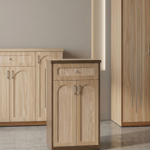 Tủ Giày Gỗ MDF Cao Cấp 2 Cánh Mở (Chiều Cao 120cm) - Sang Trọng & Tiện Nghi