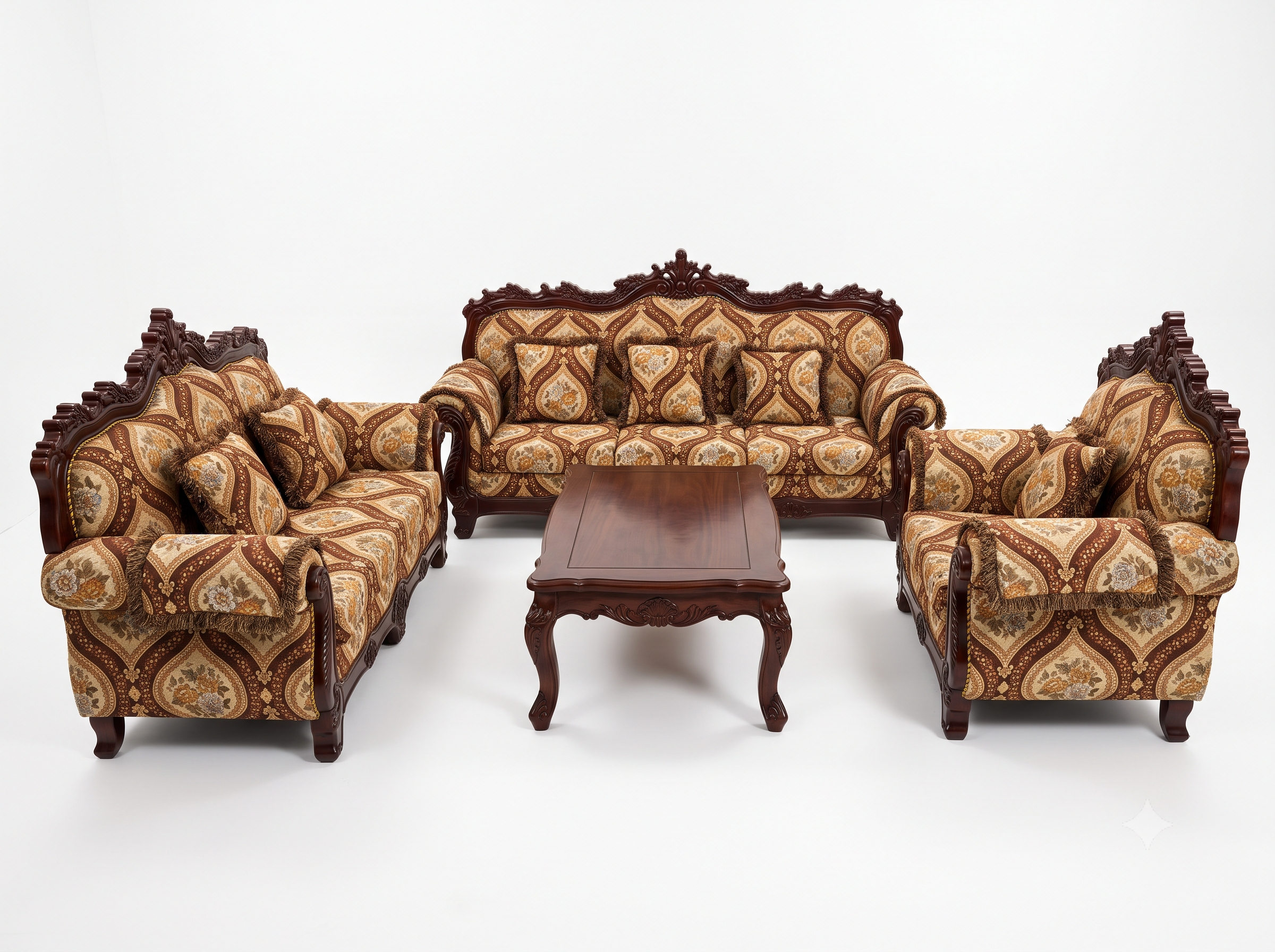 BỘ SOFA GỖ CỔ ĐIỂN HOÀNG GIA CAO CẤP – ĐỈNH CAO SỰ SANG TRỌNG VÀ ĐẲNG CẤP CHO PHÒNG KHÁCH